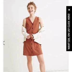 Madewell Button-Front Dress
